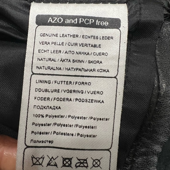 Black Cigno Nero Leather Jacket - Picture 7 of 7